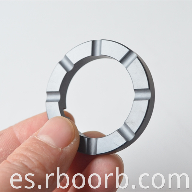 Mirror polish silicon carbide ceramic seal ring